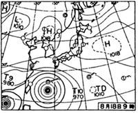 夏の天気図