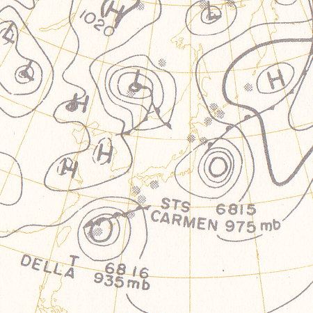 デラ天気図
