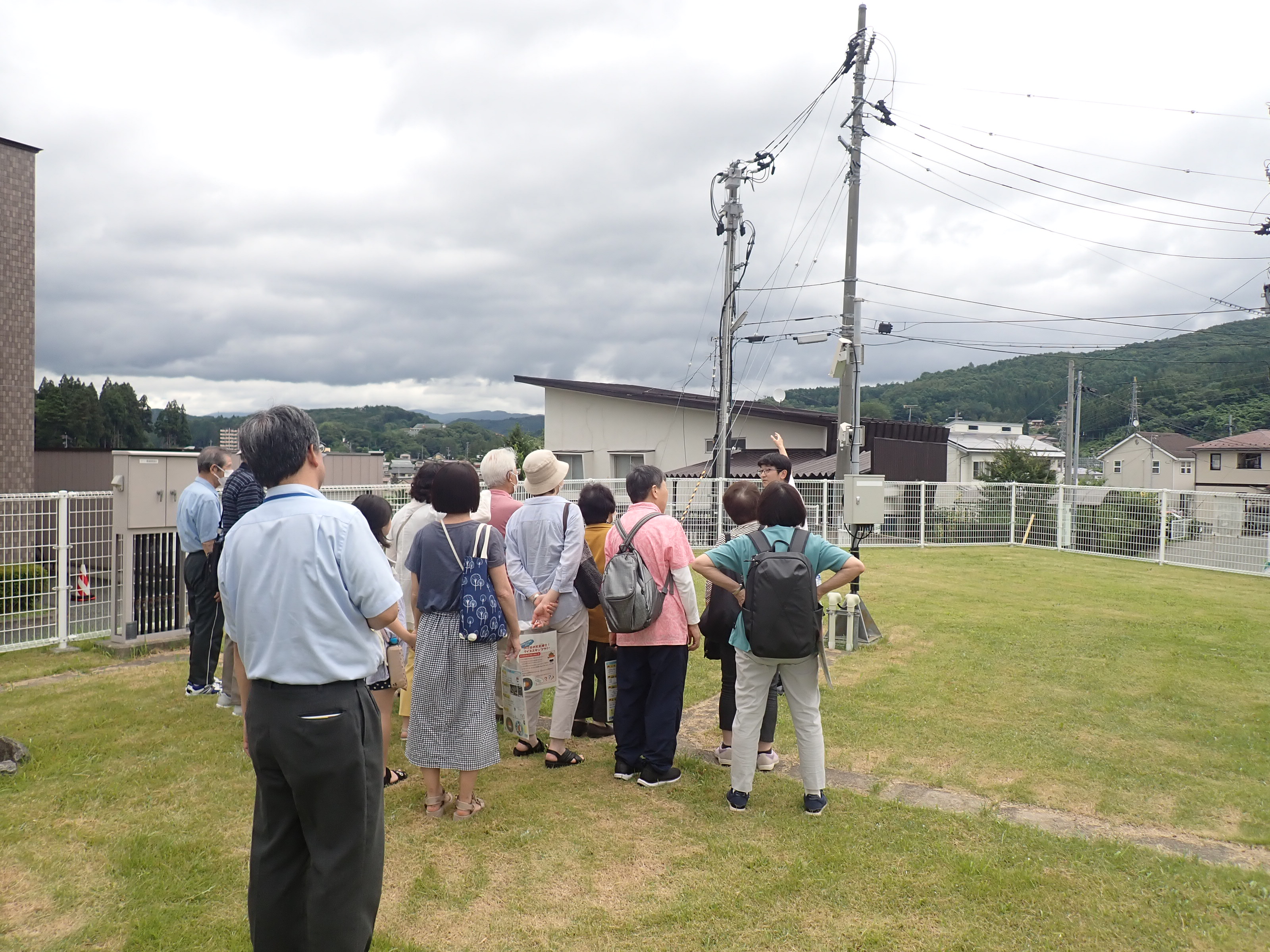 露場見学の写真です