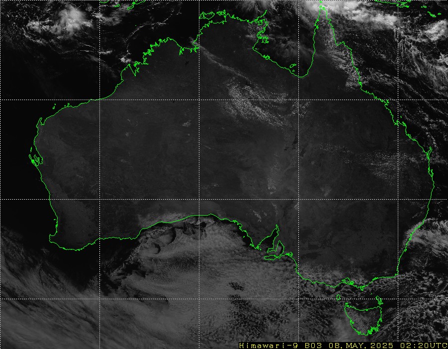 Himawari - Australien - synlig