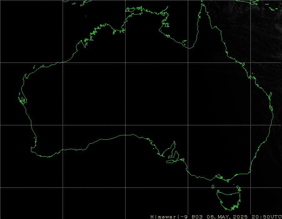 Himawari - Australie - visible