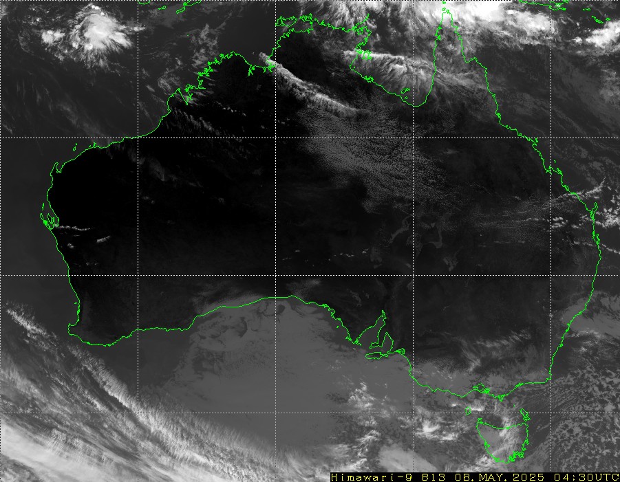 Himawari - Australia - infrarroja