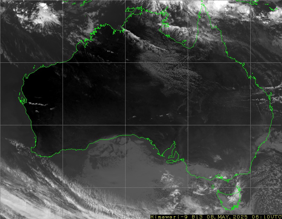Himawari - Avustralya - kızılötesi