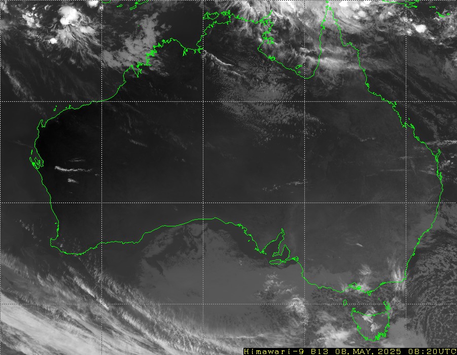 Himawari - Australia - infrapuna