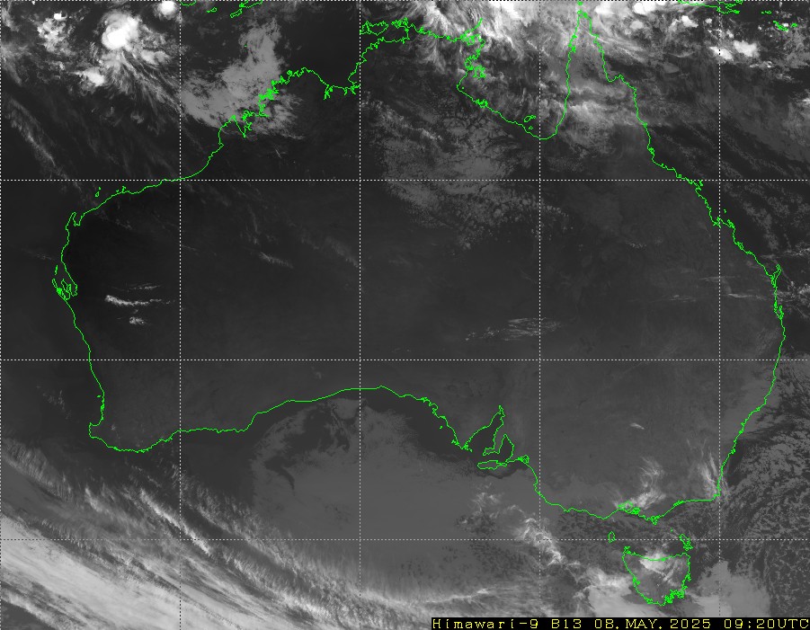 Himawari - Australia - infrapuna