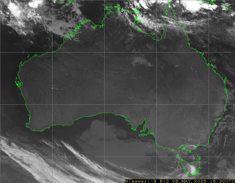 Himawari - Australia - infrarroja