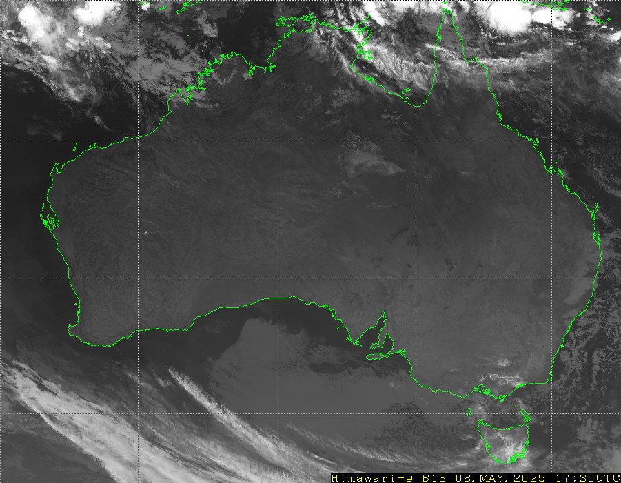 Himawari - Australia - infraroşu