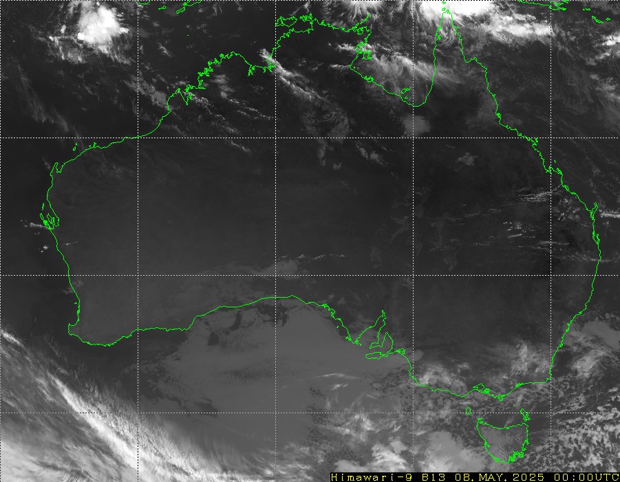 Himawari - Australien - infrarød