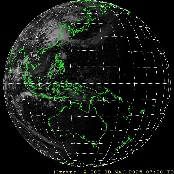 Himawari - vollständige Scheibe - Visuell