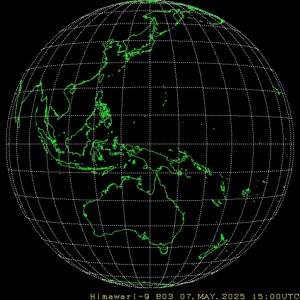 Himawari - vollständige Scheibe - Visuell