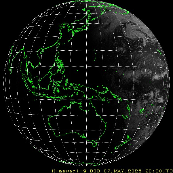 Himawari - Pełny dysk - widzialne