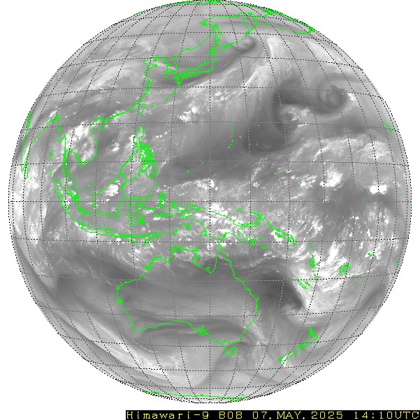 Himawari - Full disk - vanndamp