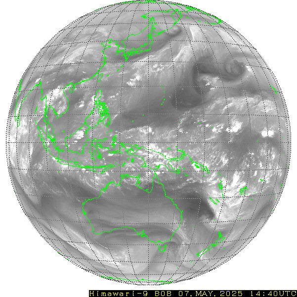 Himawari - Full disk - water vapour