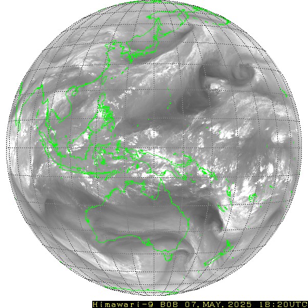 Himawari - Full disk - water vapour