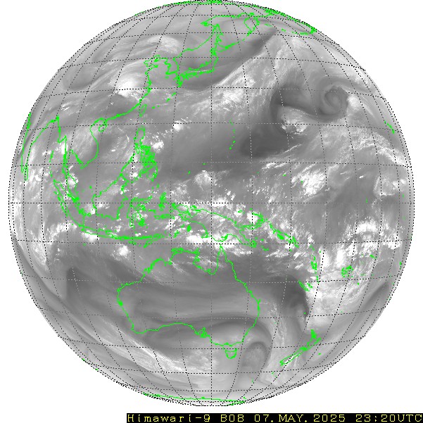 Himawari - disc complet - vapor d'aigua