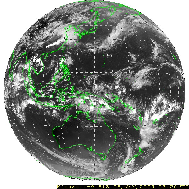 Himawari - Fuld disk - infrarød