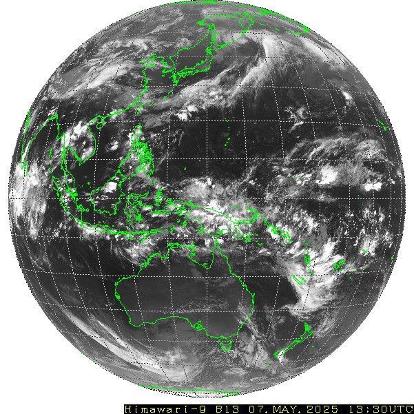 Himawari - Full disk - infrarød