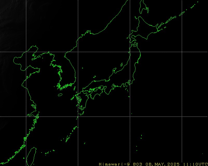 Himawari - Asie orientale - visible