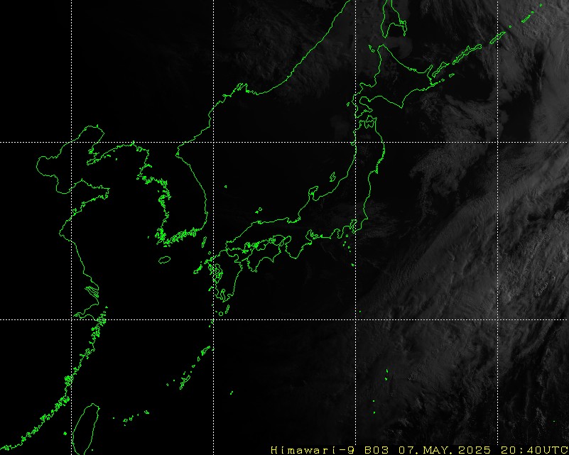 Himawari - เอเชียตะวันออก - ที่ตามองเห็นได้