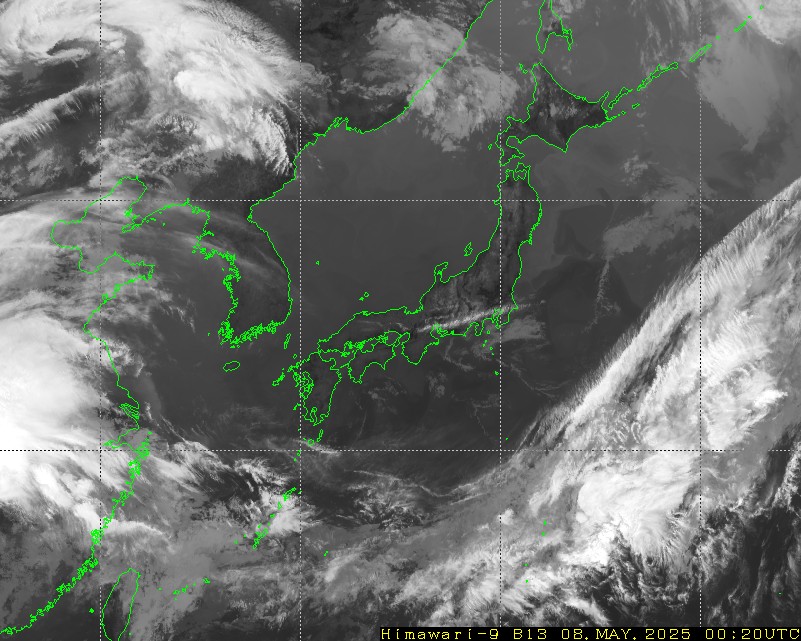 Himawari - Asia orientale - infrarosso