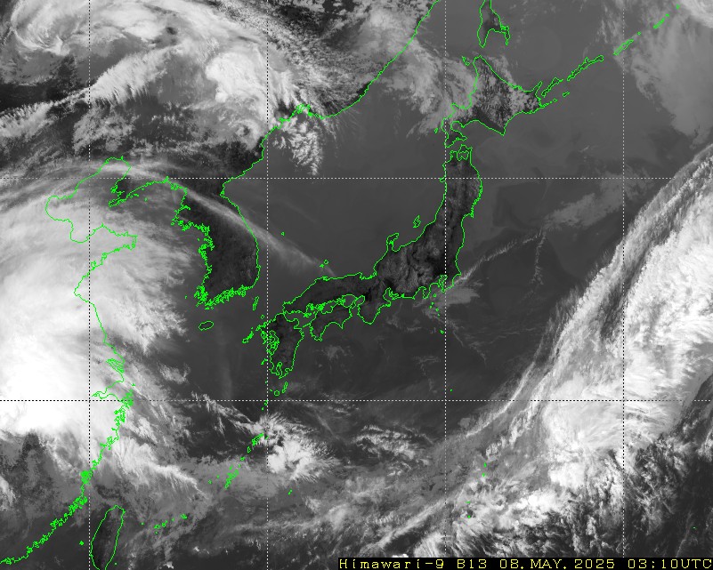 Himawari - Østasien - infrarød