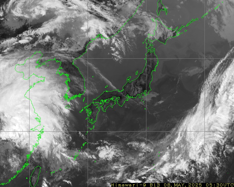 Himawari - Øst-Asia - infrarød