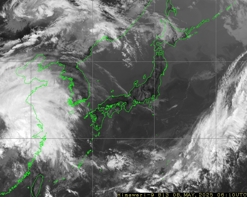 Himawari - Asia Oriental - infrarroja