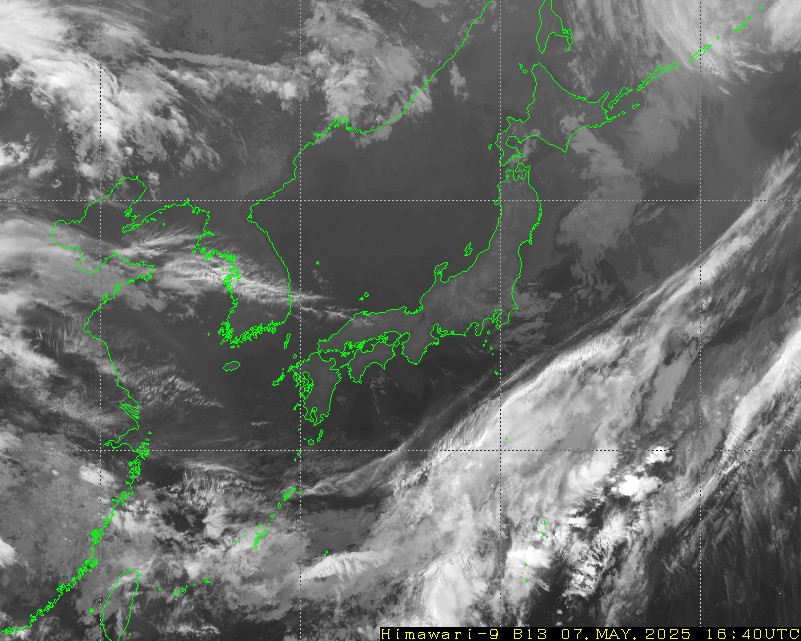 Himawari - เอเชียตะวันออก - อินฟราเรด