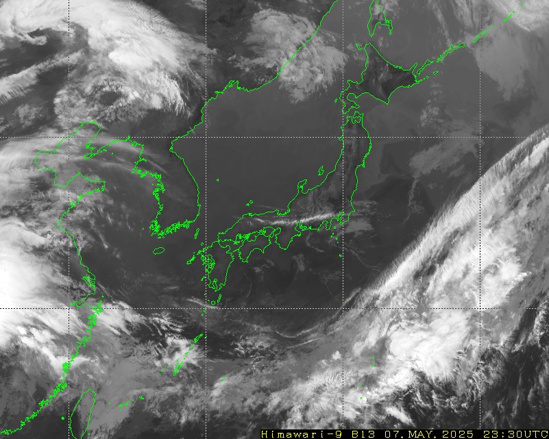 Himawari - เอเชียตะวันออก - อินฟราเรด