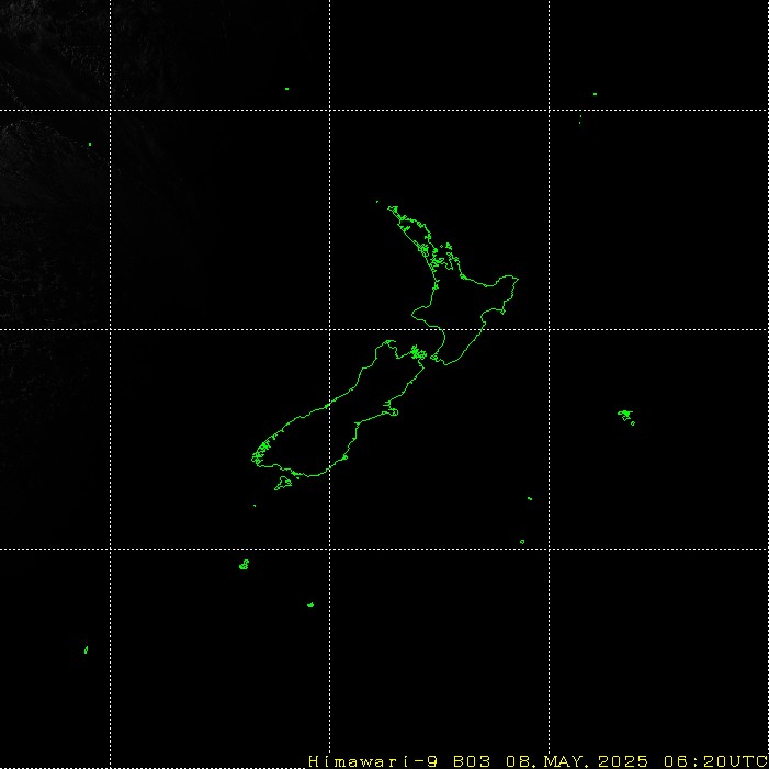 Himawari - Új-Zéland - látható