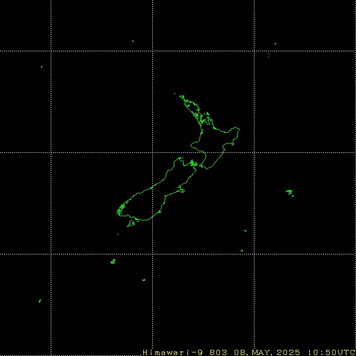 Himawari - نيوزيلندا - مرئية