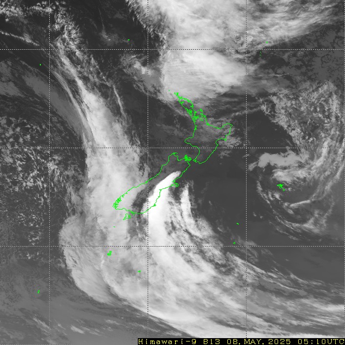 Himawari - New Zealand - infrarød