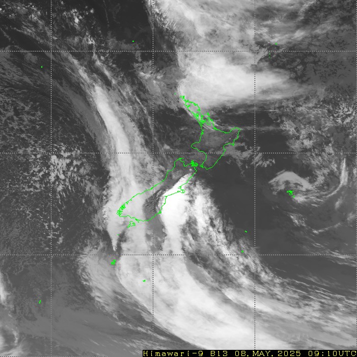 Himawari - Nya Zeeland - infrarött