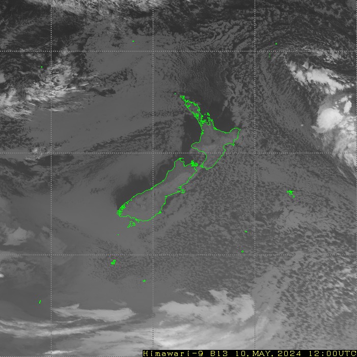 Himawari - Nieuw-Zeeland - infrarood