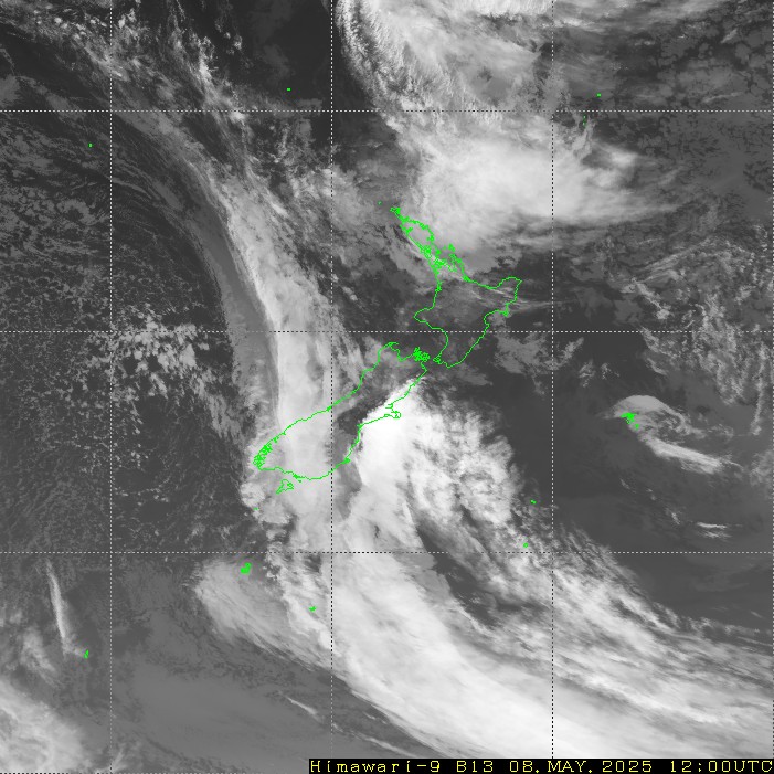 Himawari - Nieuw-Zeeland - infrarood