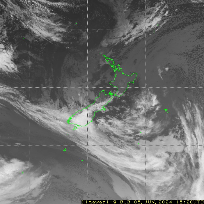 Himawari - Nya Zeeland - infrarött