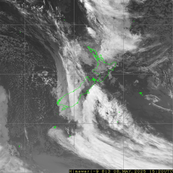 Himawari - Nya Zeeland - infrarött