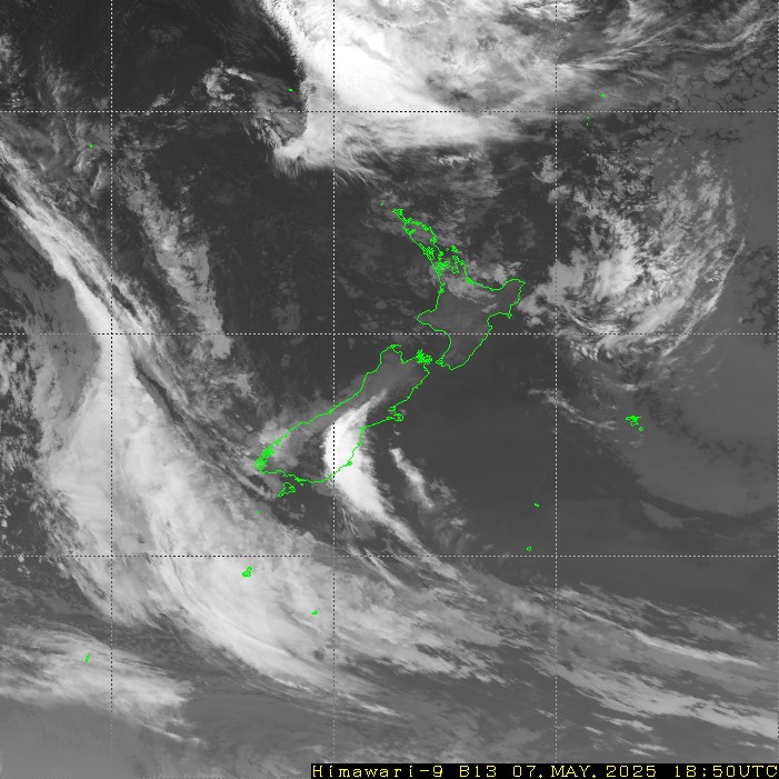 Himawari - New Zealand - infrarød