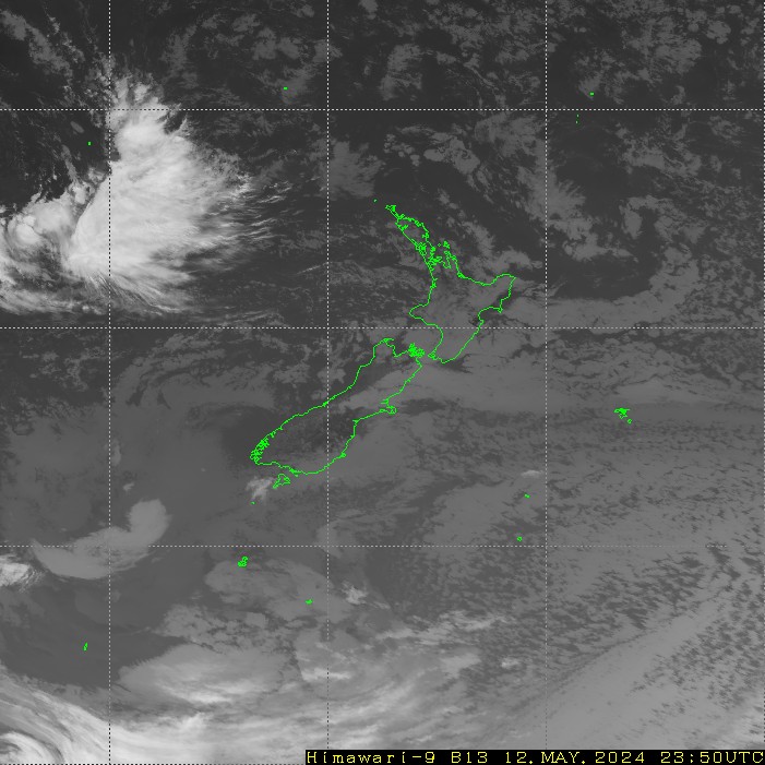Himawari - Nova Zelândia - infravermelho