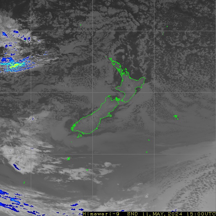 Infrared satellite imagery for 3:00am on 26 April 2024