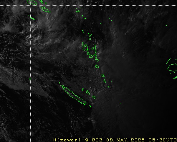 Himawari - New Caledonia, Vanuatu - visible