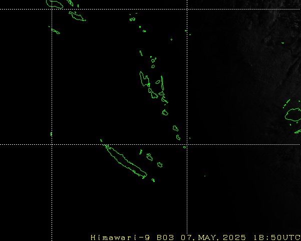 Himawari - Nueva Caledonia, Vanuatu - visible