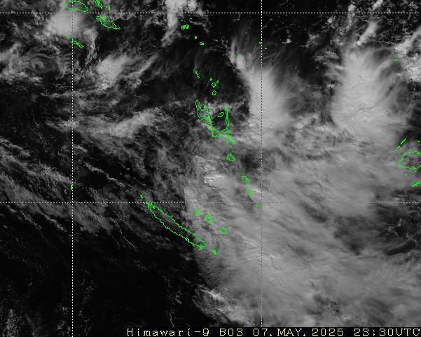 Himawari - Nowa Kaledonia, Vanuatu - widzialne