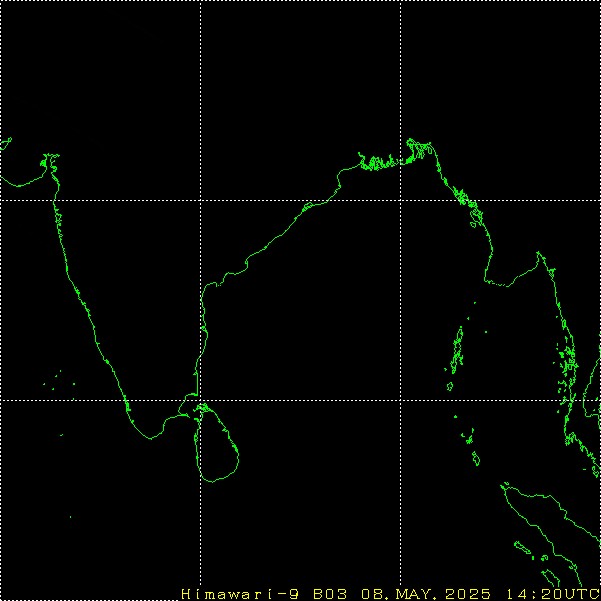 Himawari - India - visible