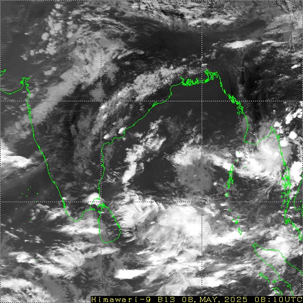 Himawari - Inde - infrarouge