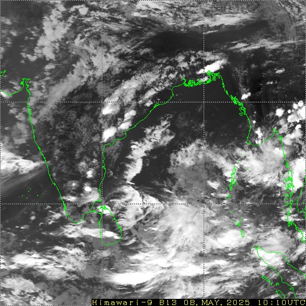 Himawari - Indien - infrarött