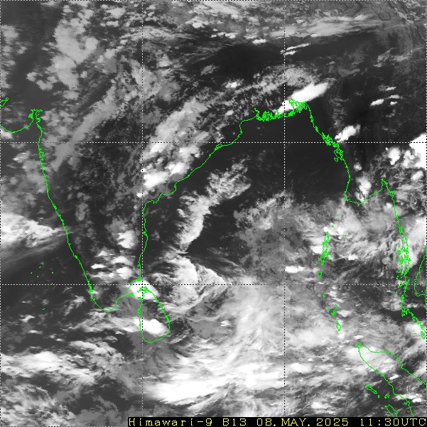 Himawari - Indien - infrarød