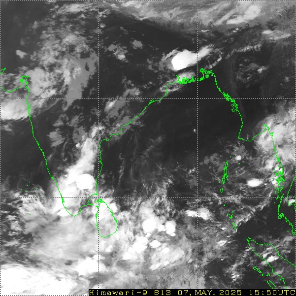 Himawari - Indien - infrarött