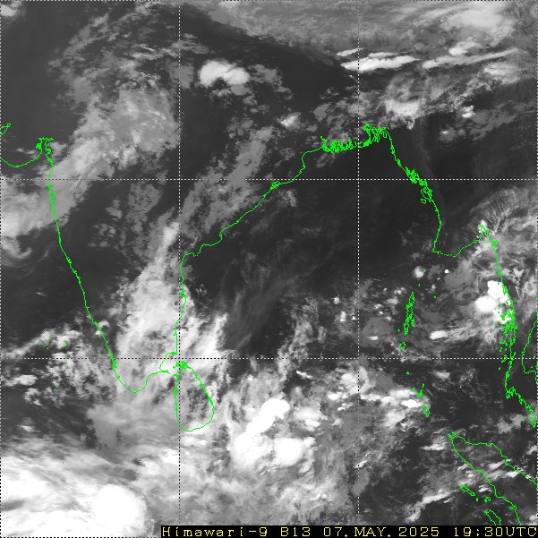 Himawari - Intia - infrapuna