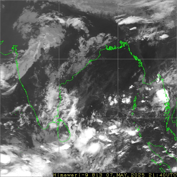 Himawari - Indien - Infrarot